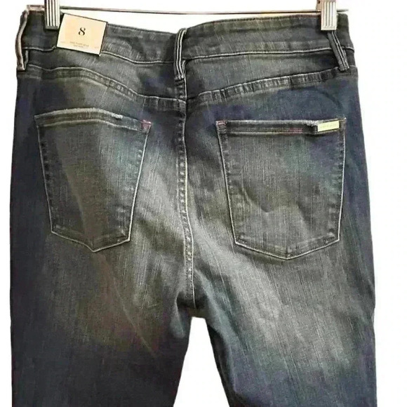 White House Black Market Women's High-Rise Skinny Jeans Size 8 Blue NWT - Picture 5 of 15